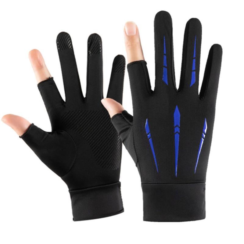Summer Sun-proof Gloves Skin-friendly Nylon Gloves for Teens Cycling Hiking