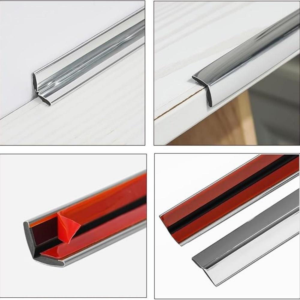 1pc 1m/2m/3meters/5mX2cm Flexible Peel and Stick Corner Trim Inside Corner Trim Outside Corner Molding Baseboards Floors Borders