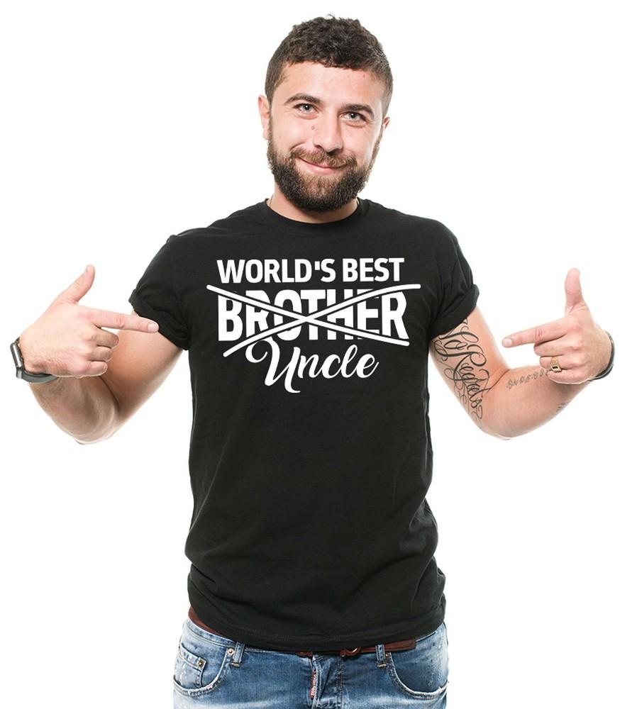 Mens Uncle T-shirt Funny Uncle Tee Uncle Gifts World s Best Uncle Shirt Unisex T-Shirt S