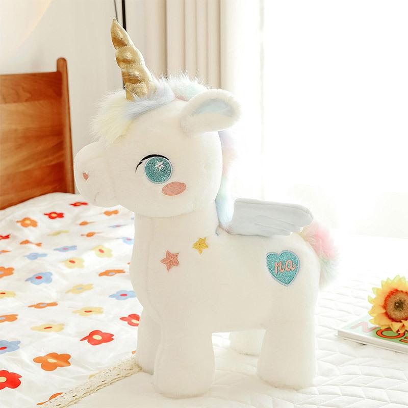 Cute Starry Sky Unicorn Doll Plush Toy Doll Pillow Girl Gift