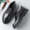 CARTELO Men's British Style Formal Business Derby Shoes