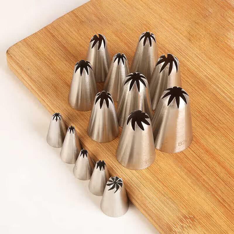 8-Tooth Pastry Nozzle Set