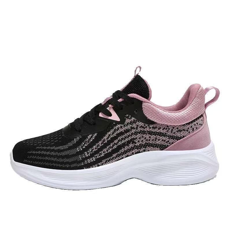 Spring sports shoes women's shoes mesh breathable soft-soled running shoes lightweight students non-slip casual shoes women