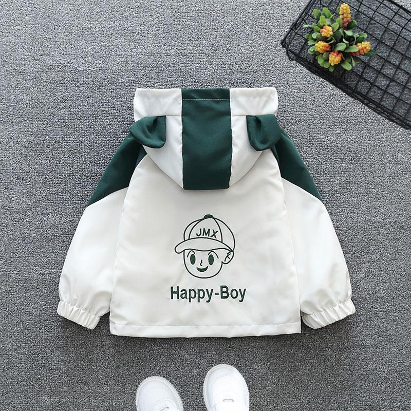 Spring Fall Outerwear for 3-10 -Year -Old Boys: Stylish and Fashionable Jackets Children's Clothing Western Style Tops Boys Girls Casual Windbreaker