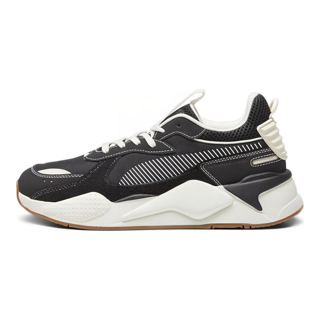 Puma Rs-X Fabric Synthetic Leather Comfortable Shock Absorbing Wear Resistant Low Top Lifestyle Casual Shoes Unisex Casual Shoes Black White 391176-04