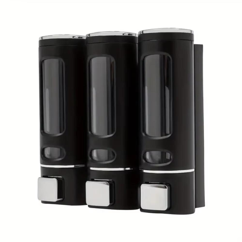 Manual Press Liquid Soap Container Wall-Mount Hand Sanitizer Jar Soap Dispenser Shampoo