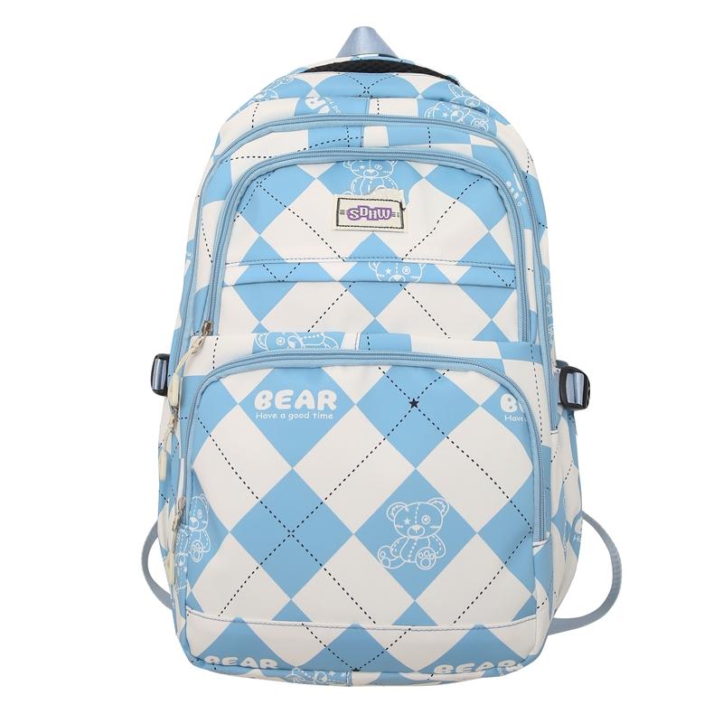 

Шкільний рюкзак у стилі коледжу з мультфільмом великої ємності. Жіночий рюкзак для молодших школярів