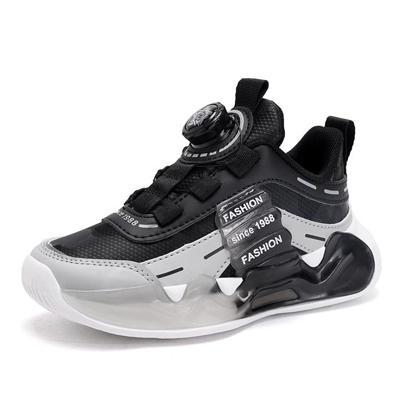 Children Sneaker Kids Non-slip Lightweight Girls Sports Running Tennis Footwear Boys Casual Shoes Leather Student Walking Shoes