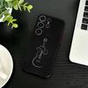 ROCKSTAR  Phone Case For Samsung S26,S25,S24,S23,S22,S30,S21,Ultra,Plus,FE 5G Black Soft Cover