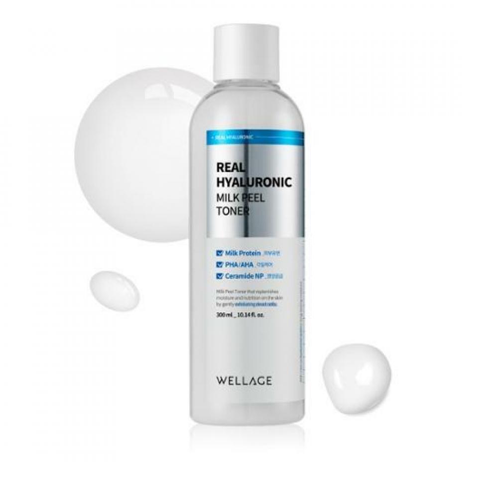 

Wellage Real Hyaluronic Milk Peel Тоник 300мл