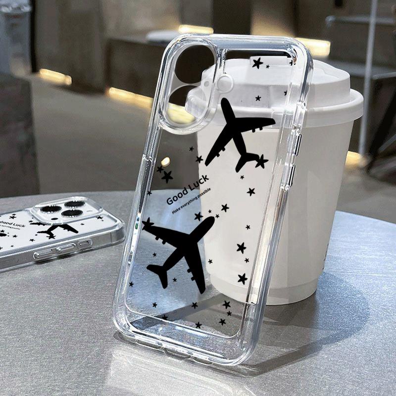 For iPhone 16 Pro 15 Pro Max 14 Plus 13 12 11 Phone Case Heart Pattern Clear Soft Silicone Slim Shockproof Transparent Lens Protection Bumper Cover