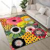 Multiple sizes Colorful Floral Pattern Rug Carpet for Living Room Bedroom Sofa Home Decor Non-slip Floor Mat Luxury Gift