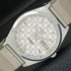 REFURBISHED JAPAN MADE SEIKO 5 AUTOMATIC MENS WATCH WHITE DIAL CUSTOM A440046-2 QV90-a440046
