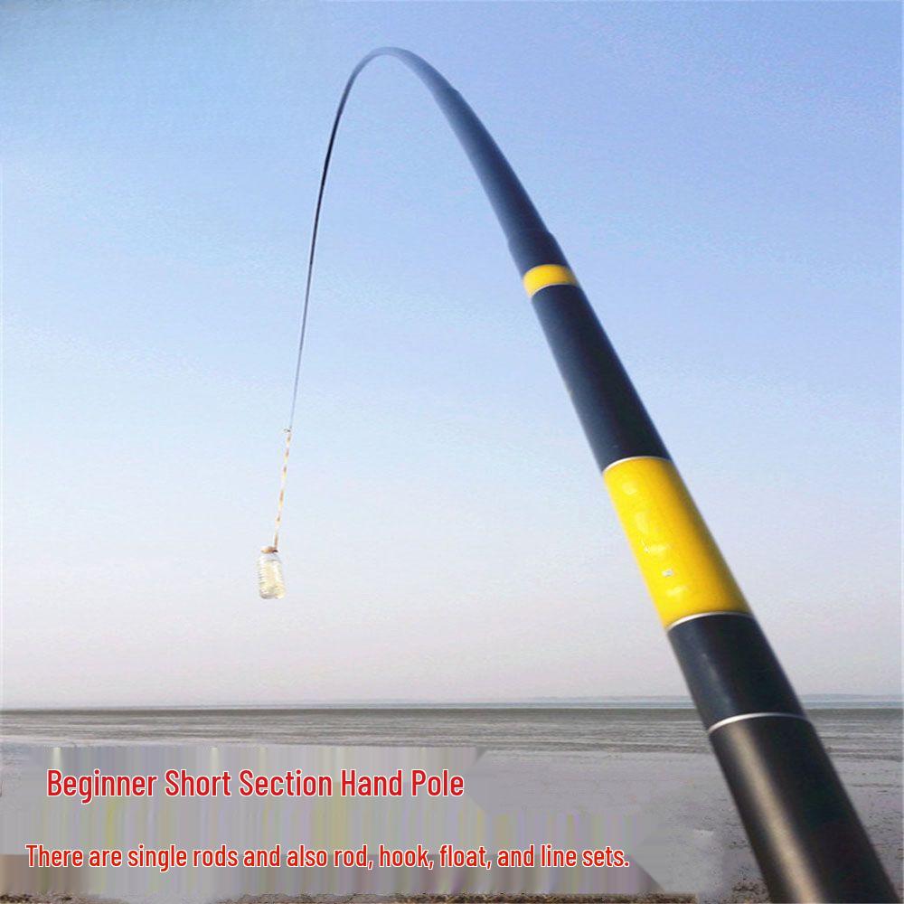 Complete Fishing Rod Set: Includes Hand Rod, Hooks, Floats, and Line for Short Sea and Taiwan Rod Fishing.