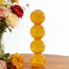 1Pc Glass Vase Hydroponics Desktop Ornaments Crystal Ball Bottle Creative Art Flower Ware Home Decor Colorful Ins