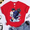 New Fushiguro Megumi T Shirt Fashion Personality Loose Short Sleeve Streetwear Casual Anime Harajuku Tees