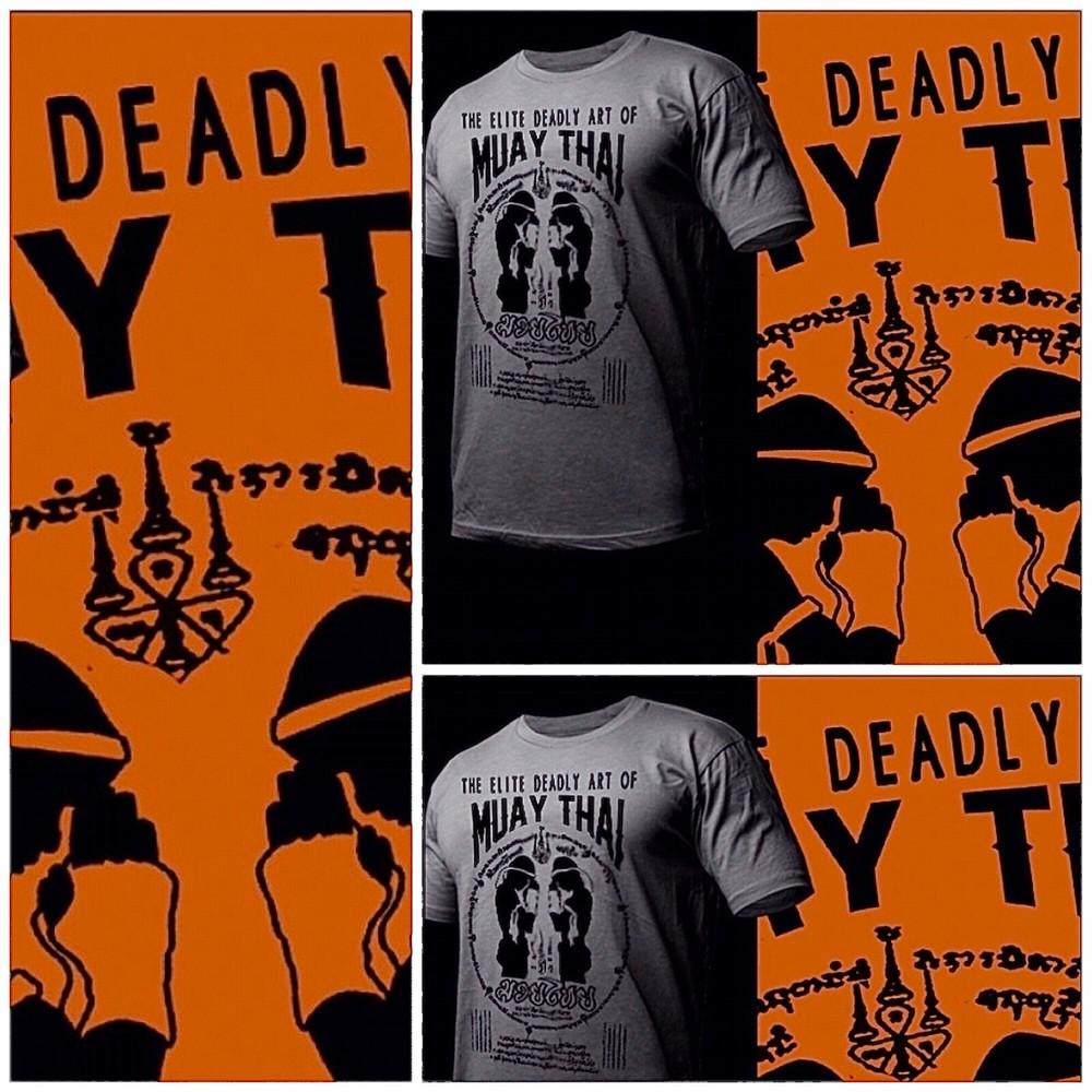 Муай Тай Тайский бокс боевые искусства боец янтра Тайский кикбоксер футболка Унисекс футболка XL