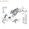 Y4UA 11427608123 für N13 F20 F30 F31 114i 116i Motor Turbolader Ölzufluss Rücklaufschlauch Rohr Ersatzzubehör