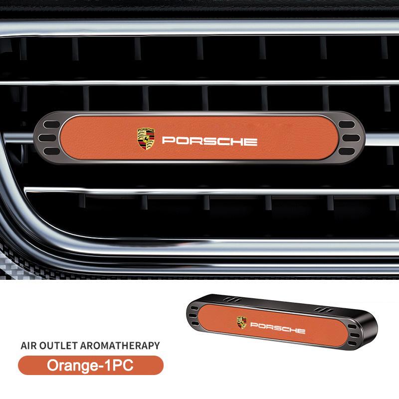 AABI1 Car Interior Air Outlet Perfume Air Conditioner Aromatherapy Sticker Freshener For Porsche Cayenne GTS Panamera Carrera GT3