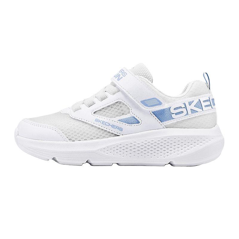 Skechers Girls Fashion Versatile Non-Slip Durable Low-Top Casual Shoes Kids sneaker White 303971L-WHT 27.5