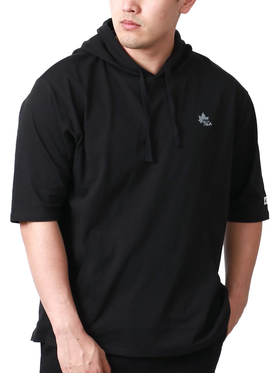

Logo Spark Men s 5/8 Sleeve T-Shirt, 100% Cotton, Embroidered, Black, Sizes 2L, 3L, 4L, and 5L