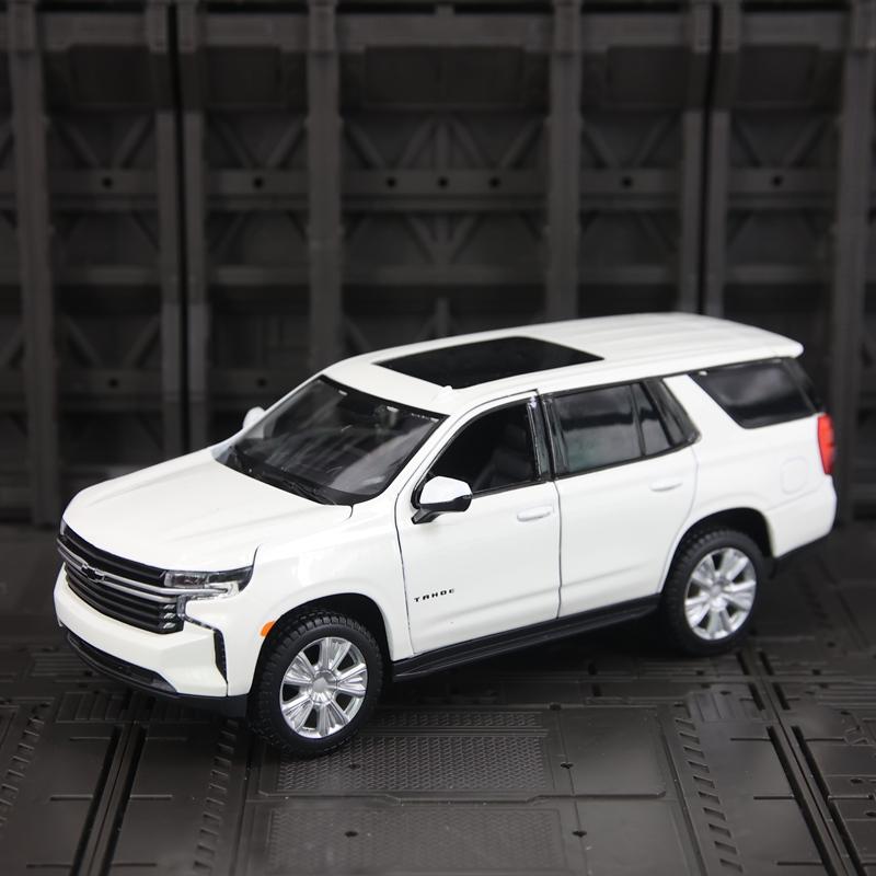 Maisto 1:26 Simulierte Chevrolet Tahoe 2021 Legierung Geländewagen Modell Stadt Limousine Dekoration Sammlung Tür kann geöffnet werden