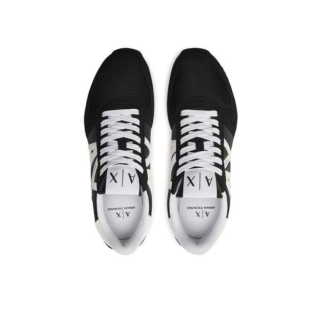 Мужские кроссовки Armani Exchange Xux017 xcc68 k489 чёрные