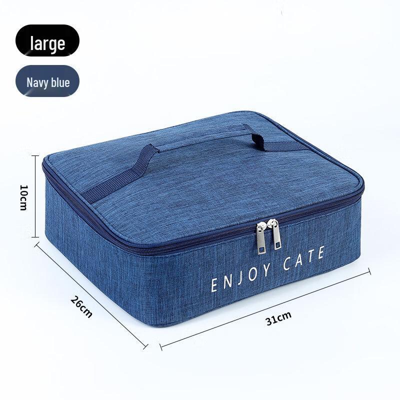 Linpan Insulated Portable Lunch Tote Bag Large