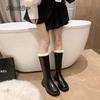 Women's Winter Short/Long Tube Cotton Boots Thick Sole PU Back Zipper Shoes Bota Feminina Size 35-42 Botas Para Mujer