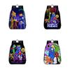Color Friends Rainbow Anime Cartoon Print School Backpack For Boys Girls And