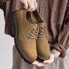 Kangsen Men's Cow Suede Low-Top Martin Boots - 2025 Autumn Casual Trend