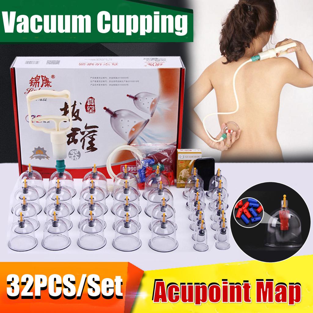 5x Silicone Vacuum Cup Anti Cellulite CHINA Cupping Jar Massage Medical Care Set
