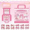 My Melody Play Home Quiet Book Luxury Dress Up Stickers Kuromi Scene Collage Set Gift Box 3D Three Dimensional Stickers Toy