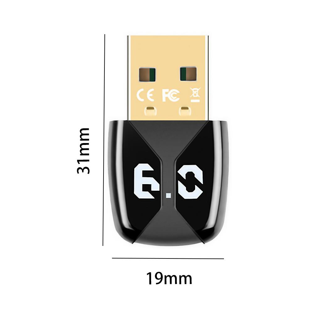 BT 6.0 Adapter Wireless BT Transmitter Receiver Plug and Play Wireless Dongle for PC Speaker Wireless Mouse Keyboard