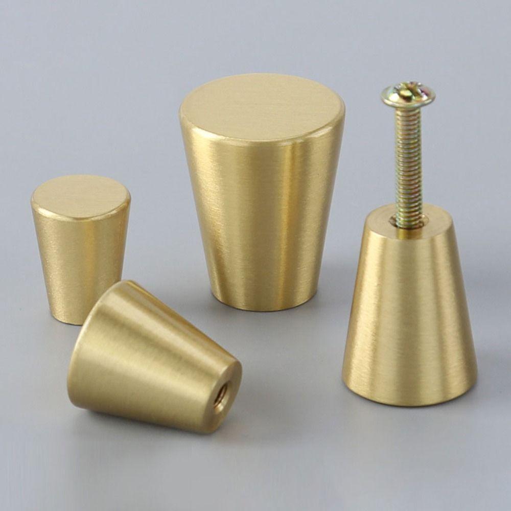 Simple Drawer and Cabinet Door Copper Handles Modern All-copper Handles Brass Handles  Kitchen