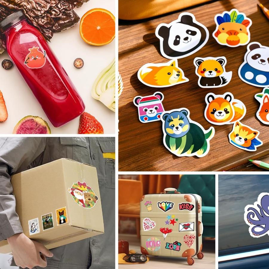 30 Sheets Premium Printable Vinyl Sticker Paper for Inkjet Printers Matte White 8.5x11 Inch Waterproof and Vibrant Colours Reta