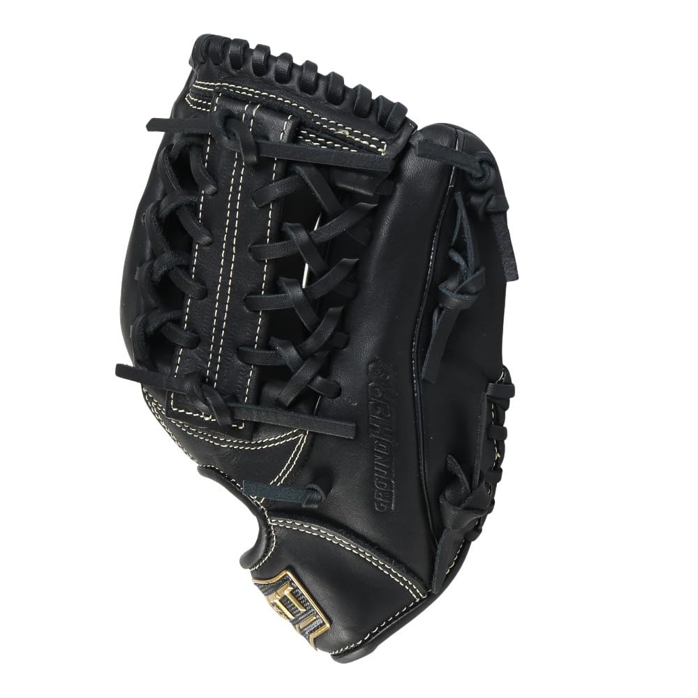 ZETT Youth Softball Ground Black Size BJGB76545F Glove, Hero, All-Around, (1900), M,