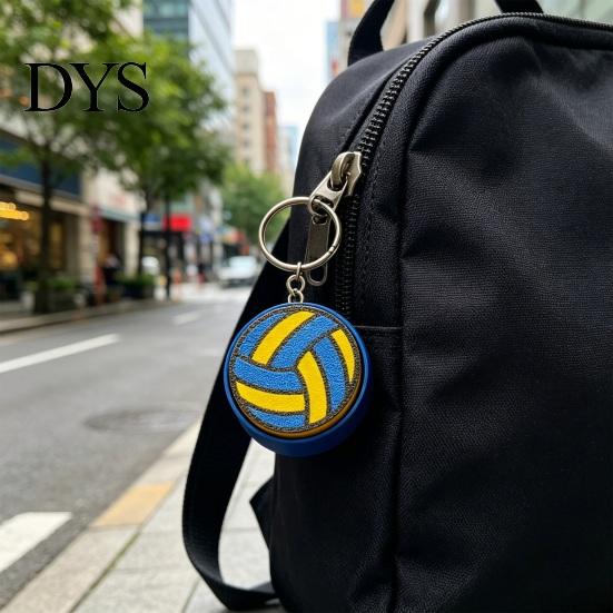 3D Printed Fidget Toy Sports Ball Clicker, Tennis Basketball Football Volleyball Decompression Stress Relief Keychain, for Home, Office Bowling