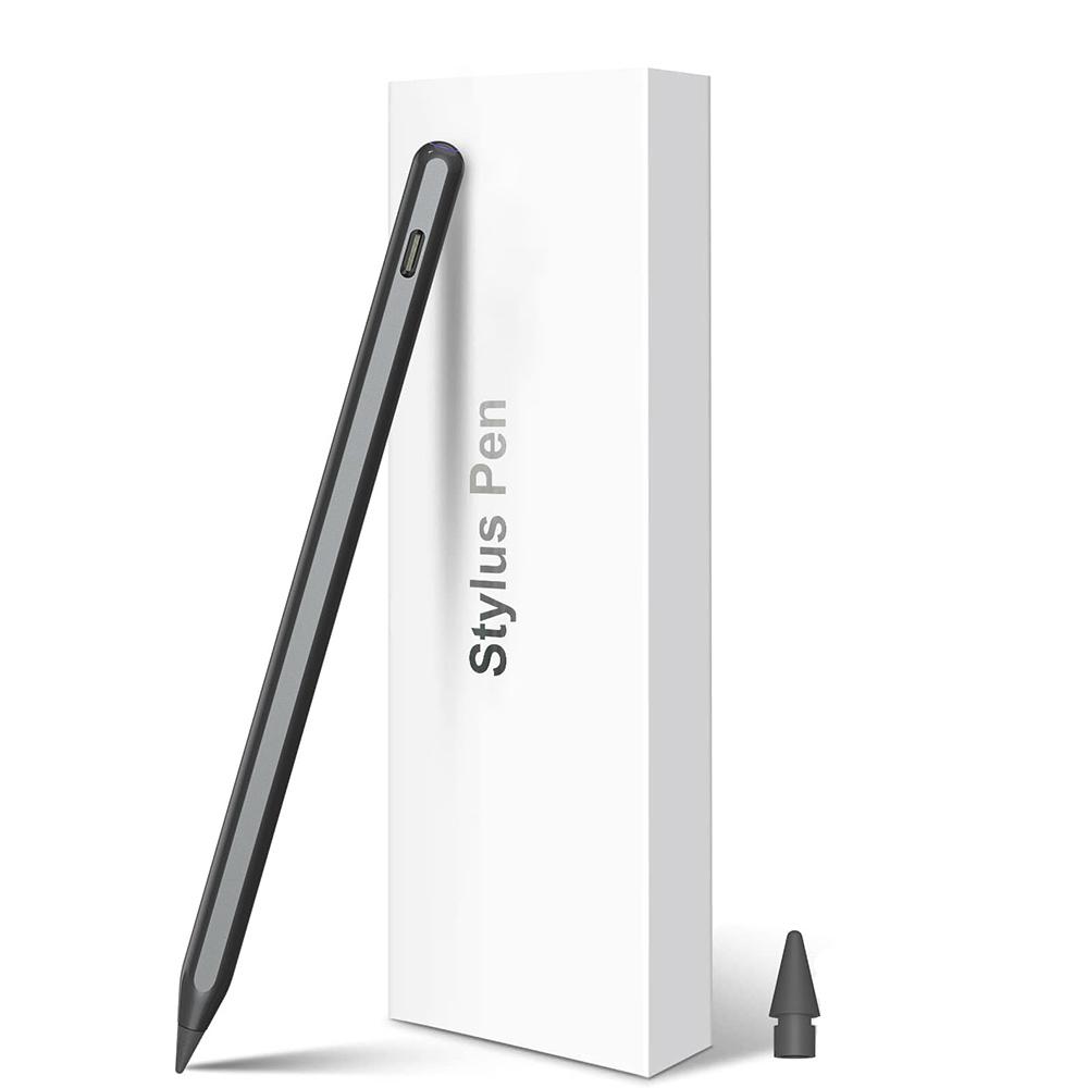 Wireless for Aluminum Stylus Pen with Magnetic Charging and Type C Port for iPad 2025 Drawing