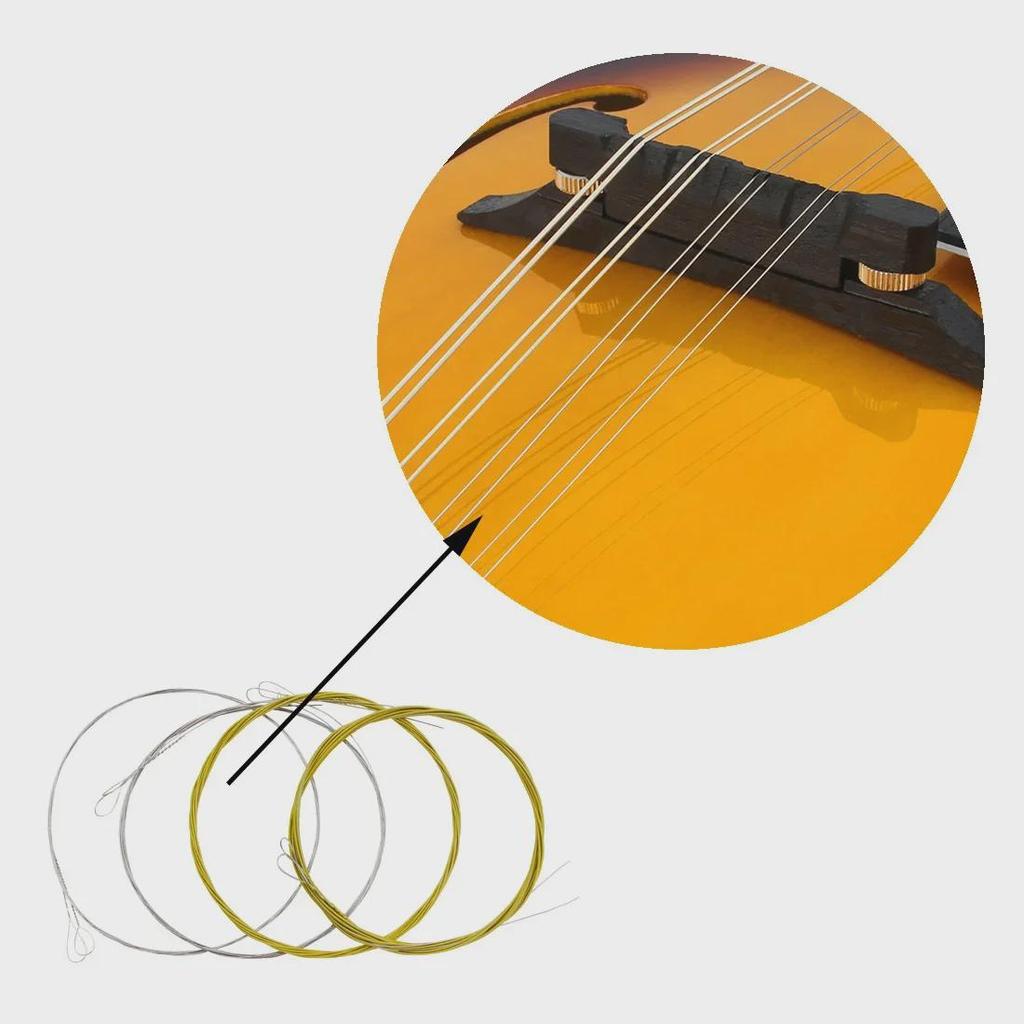 IRIN M101 Eight-String Stainless Steel Silk Mandolin Strings Set