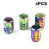 4/5PCS Tire Valve Stem Caps Anodized Aluminum Wheel Valve Covers Accessories Universal Cars SUVs Bikes Trucks And Motorcycles·