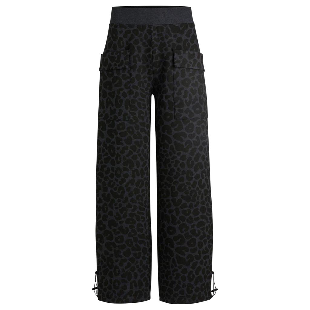 Boss Womens/Ladies Naomi Animal Print Tracksuit Bottoms