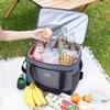 Lightweight Insulated Lunch Bag for Office and Outdoor Use, Stylish Solid Color Design
