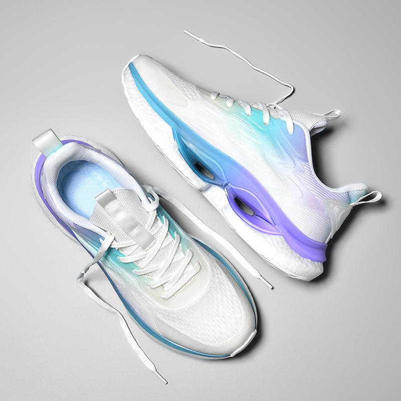 Shock-Absorbing Running Shoes for Men, Young Students, Summer Mesh Breathable Versatile Soft-Soled Sports and Casual Shoes