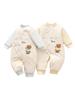 Regenbogenbär 7A Antibakterieller Baumwoll-gepolsterter Baby-Krabbel-Body 120g (Neugeborenes bis Kleinkind)