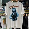 Tina Turner 90er Retro Stil Weißes Kurzarm Remake T-Shirt NH25177
