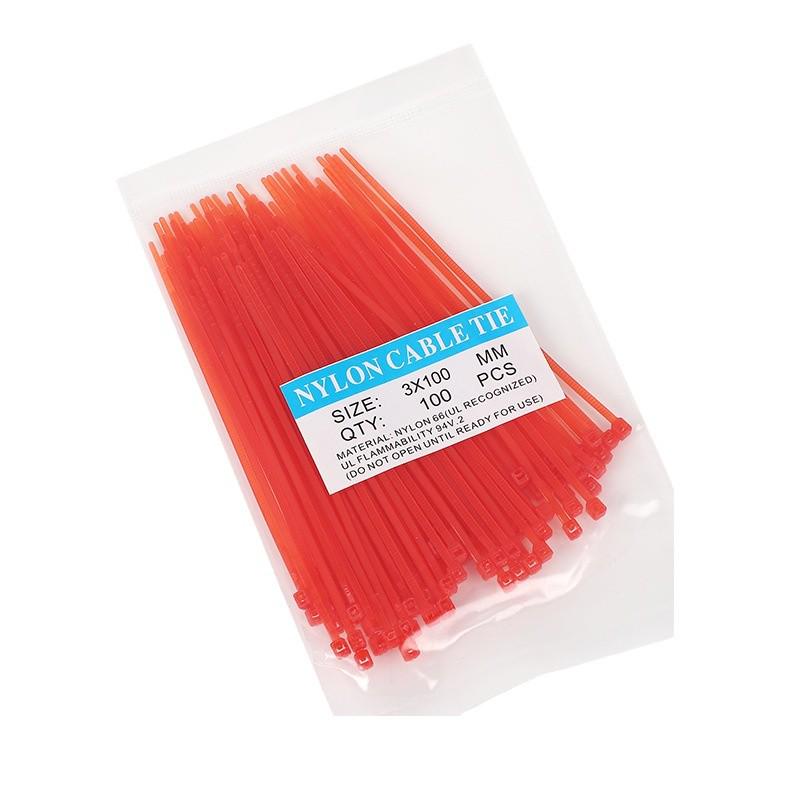 

Black & White Self-Locking Nylon Cable Ties: Assorted Sizes (3x100, 4x150, 4x200) 3*100 Non-standard 1.9mm 100pcs Yellow