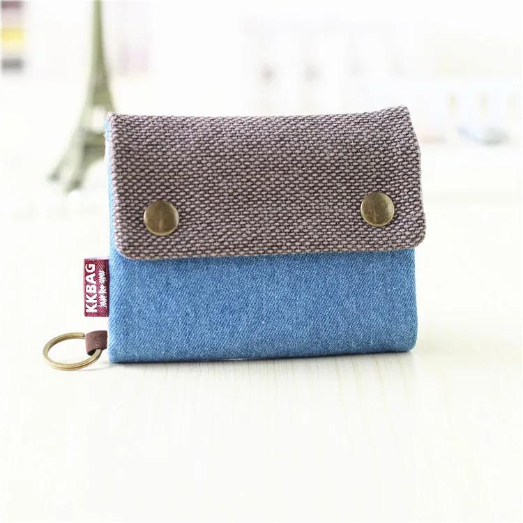 Canvas Cartoon Totoro Katze Gedruckt Hund Damen Faltbare Kurze Geldbörse Organizer Niedliche Mini Geld Schlüssel Tasche Münzbeutel für Kinder