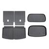 Tesla Model Y 6-Seater Front & Rear TPE Trunk and Seat Back Mats.