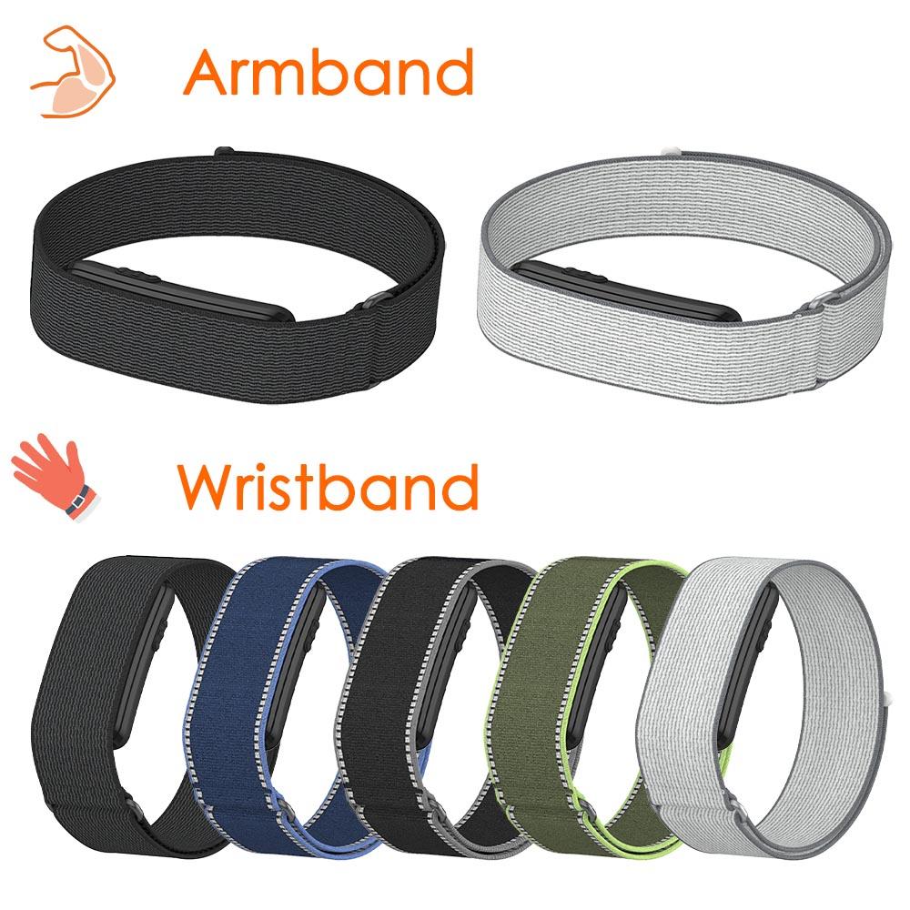 Premium Nylon Biceps Arm/Wristband for Garmin CIRQA Smart Band Strap Fitness Tracker Strap for Garmin CIRQA Smart Band Accessory